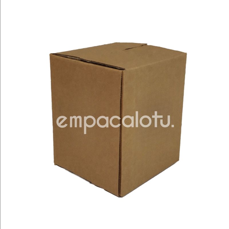 CAJA DE CARTÓN ESTÁNDAR | CON ALAS |12.7 x 12.7 x 15.5 cm | KIT C/12 PIEZAS