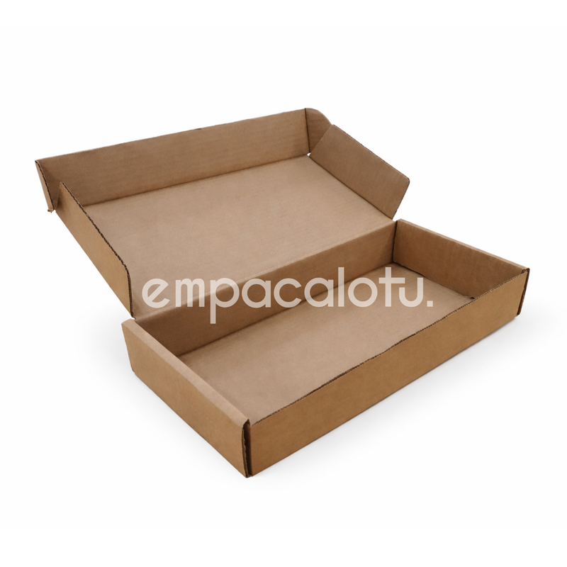 CAJA DE CARTÓN | AUTOMÁTICA | 40 x 20.5 x 7 cm | KIT C/12 PIEZAS