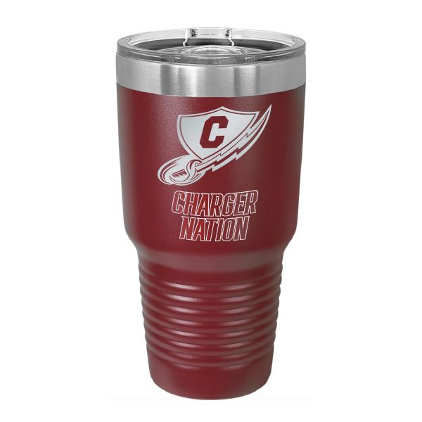 30 oz. Charger Nation Insulated Tumbler