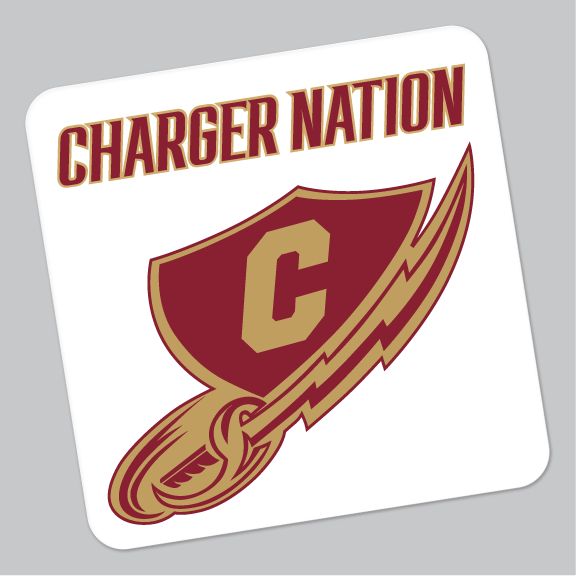 4&quot; Charger Nation Decal
