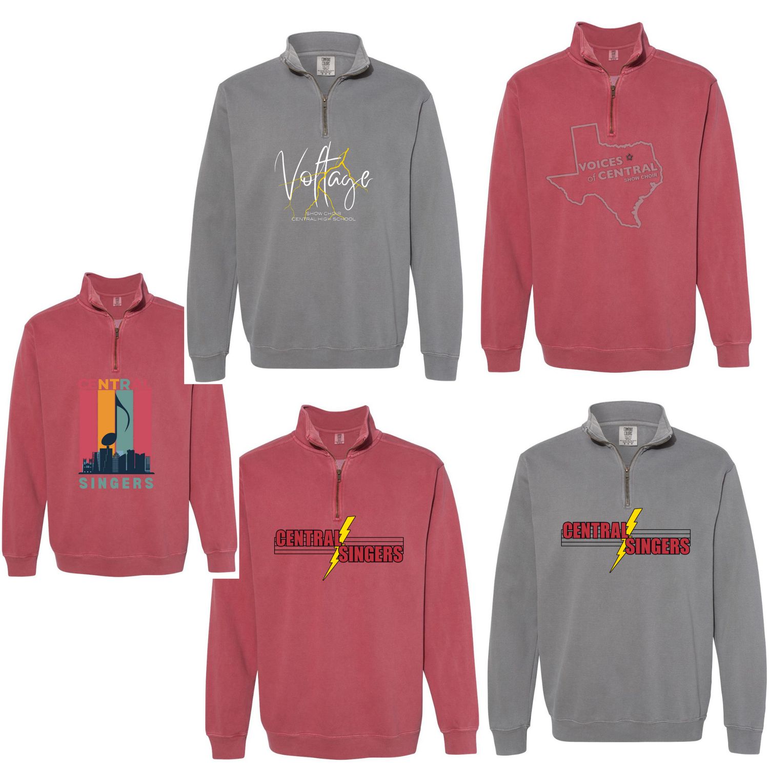 CS COMFORT COLORS Zip Sweatshirt