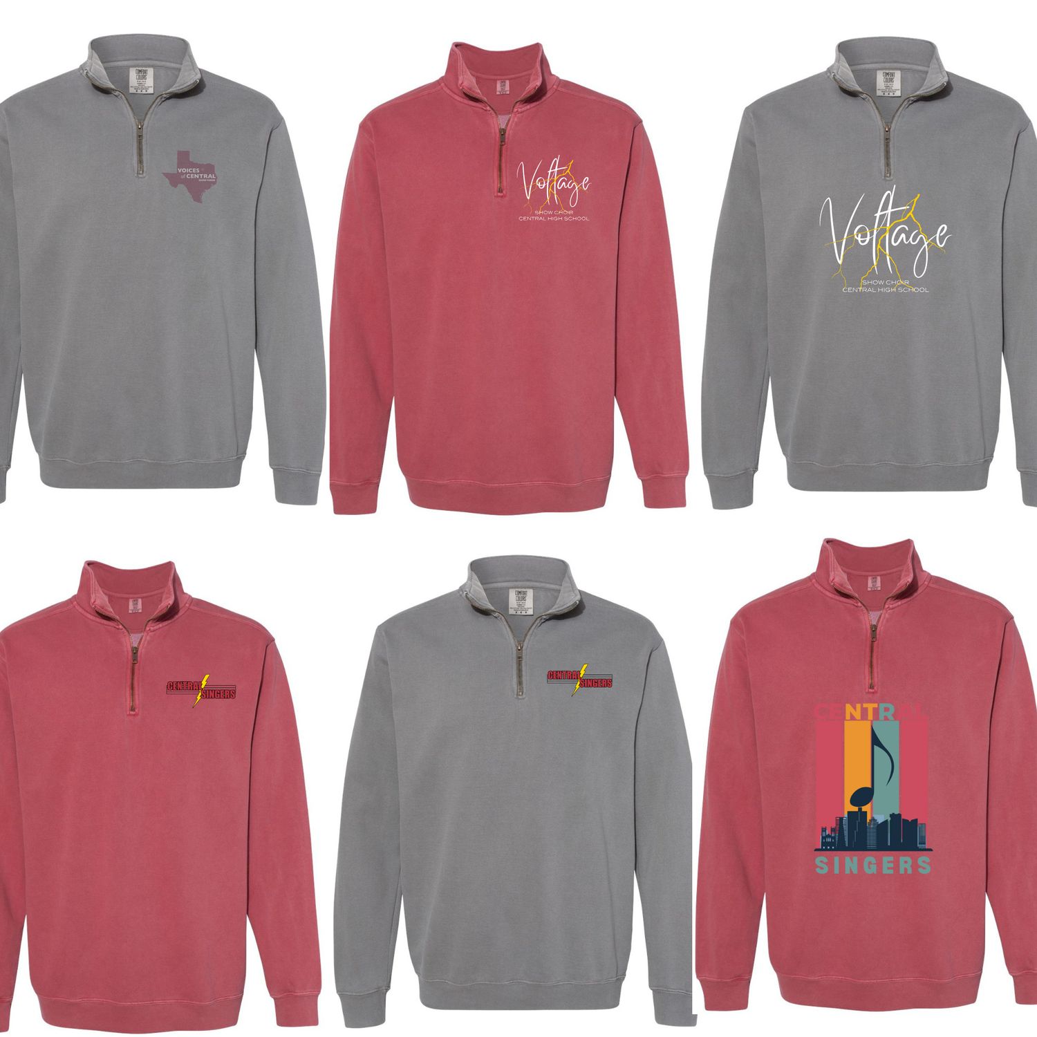 CS COMFORT COLORS Zip Sweatshirt