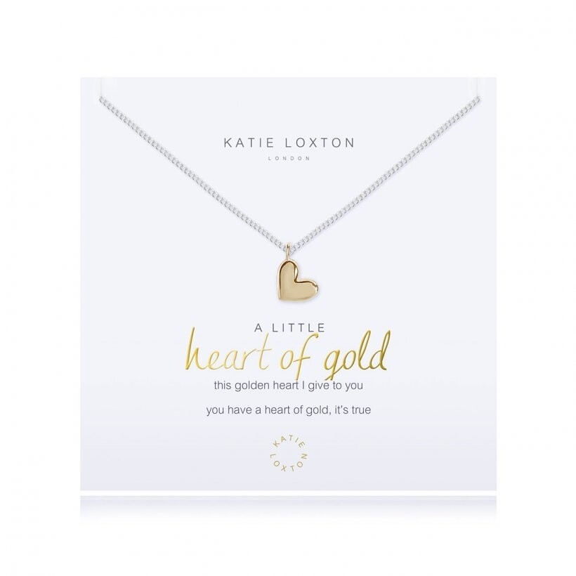 Katie a little heart of gold necklace