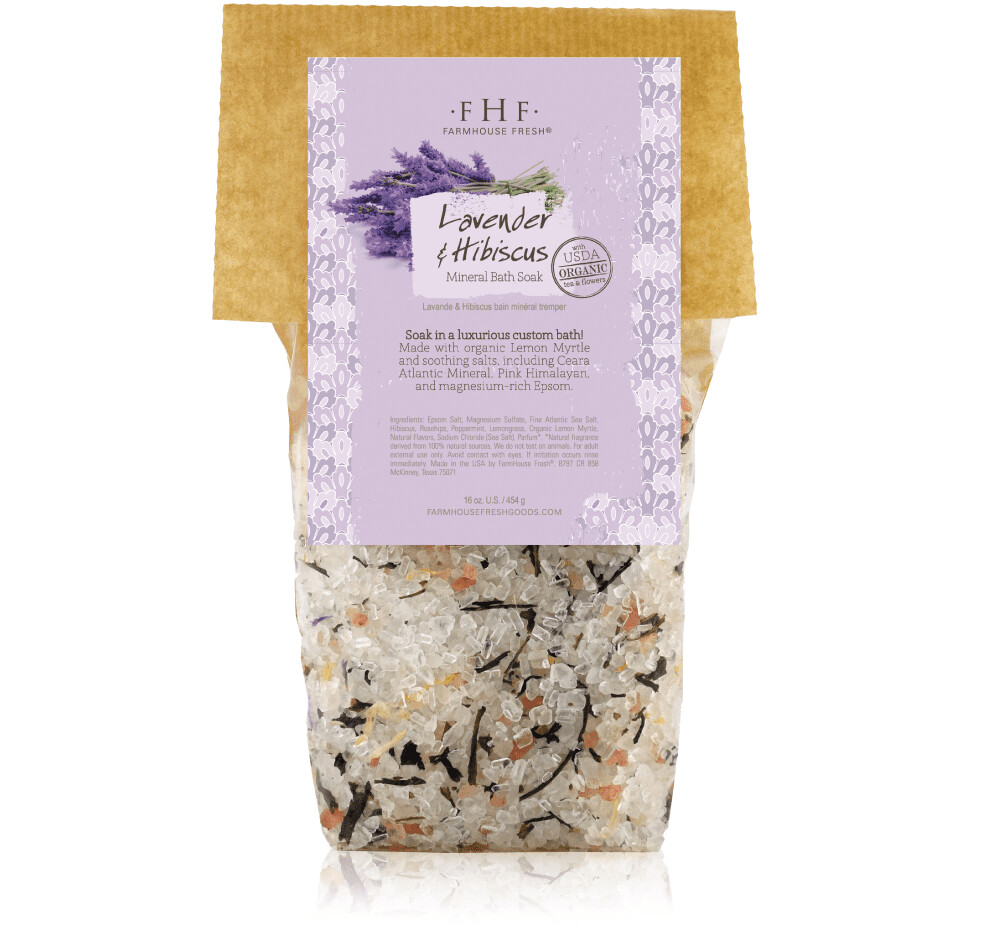FHF Lavender And Hibiscus Mineral Bath Soak