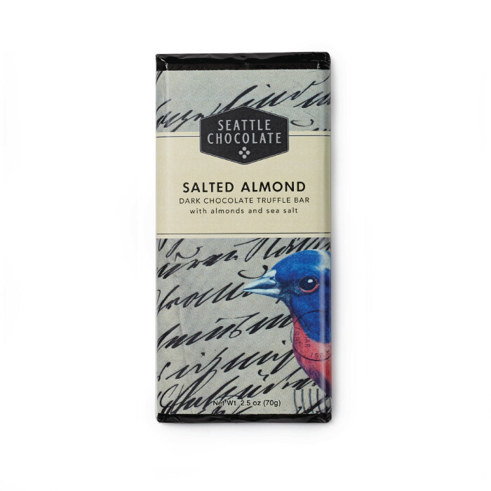 Seattle Chocolate Company Salted Almond Dark