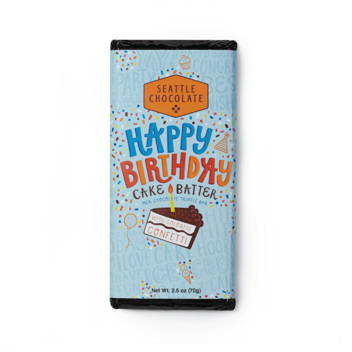 Seattle Chocolate Company Happy Birthday Bar