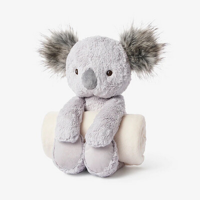 Elegant Baby Joey Koala Huggie With Blanket