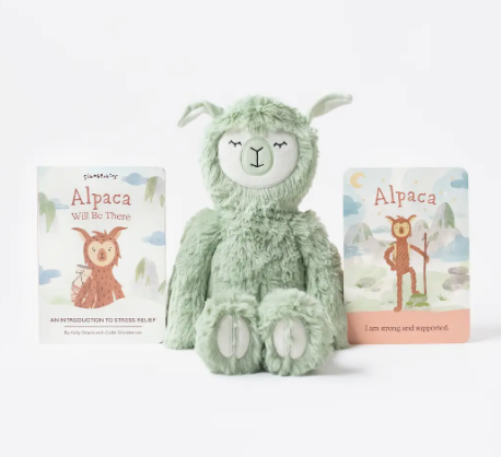 Slumberkins Seafoam Alpaca Kin Stress Relief