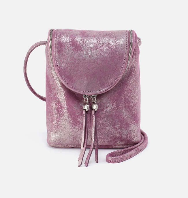 Hobo Fern Crossbody Violet Metallic