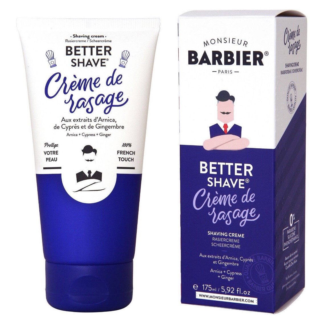 Monsieur Better Shave Natural Shaving Cream