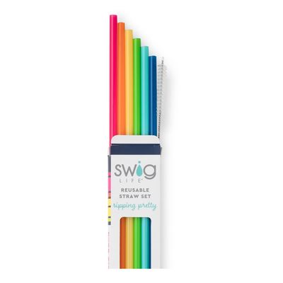 Swig Reusable Straw Set Electric Slide