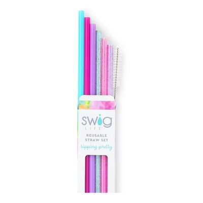 Swig Reusable Straw Set Cloud Nine Glitter