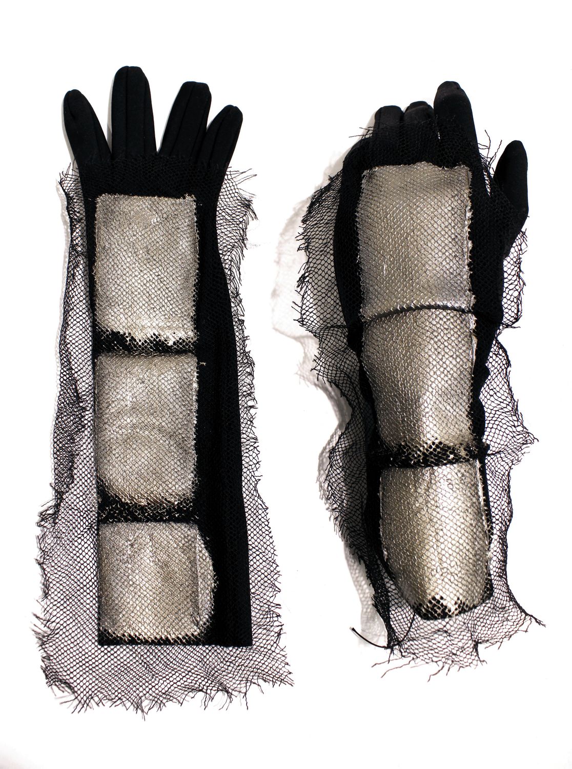 Guanti Gioiello Tulle con dita