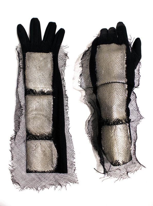 Guanti Gioiello Tulle con dita