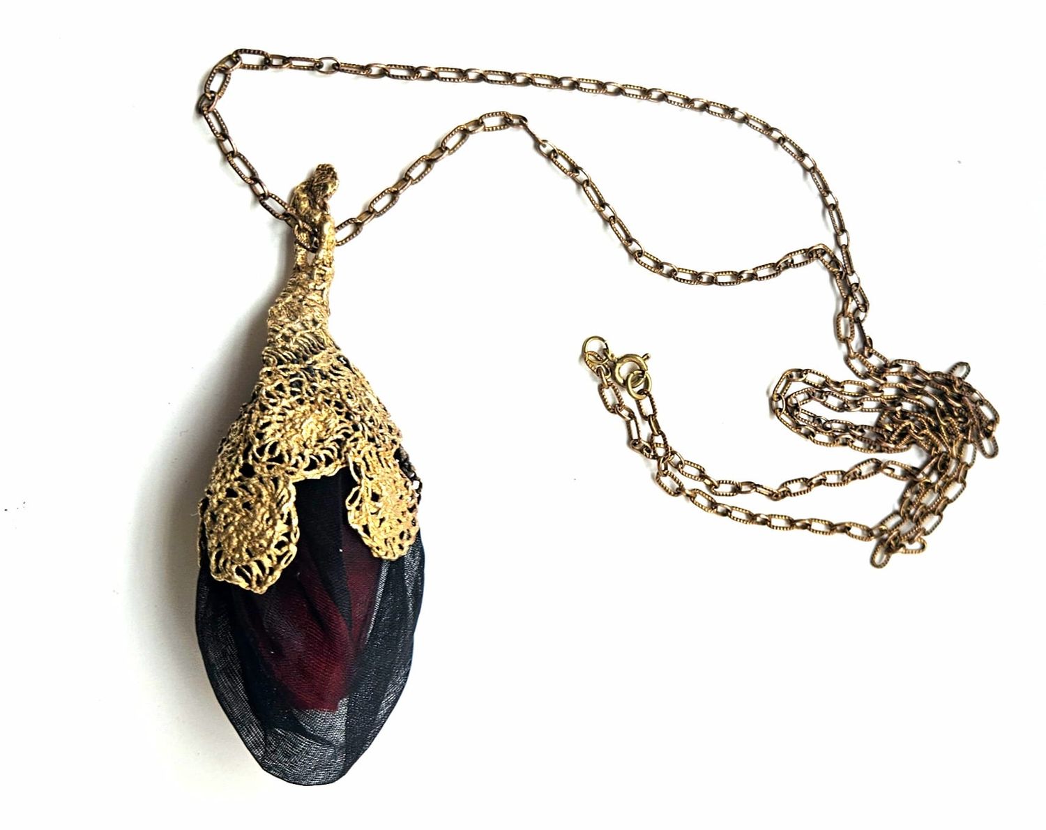 Sepali in pizzo x cuore di rosa