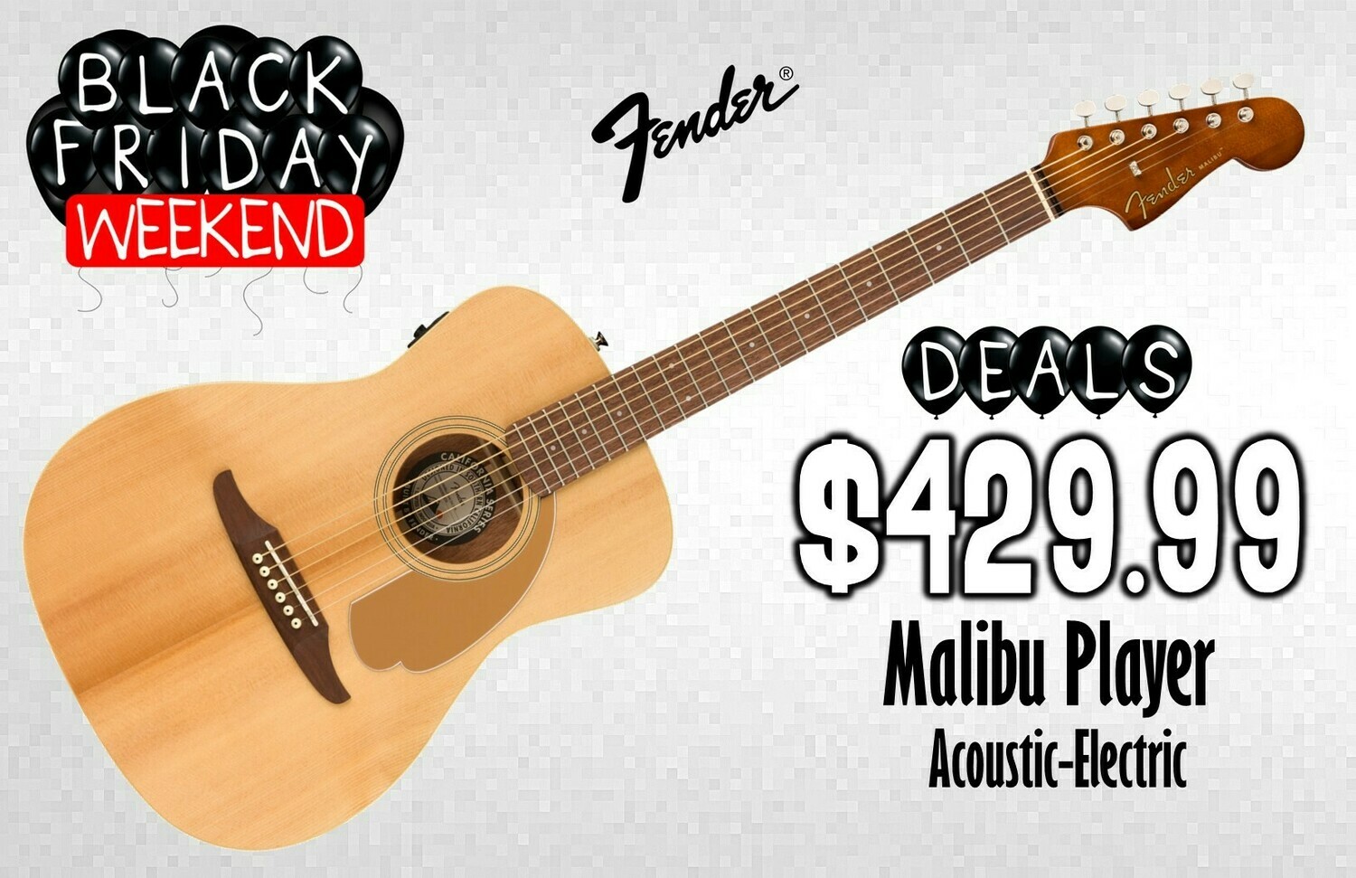 Fender Cd 60 V3 Acoustic Guitar Black Free Hard Case