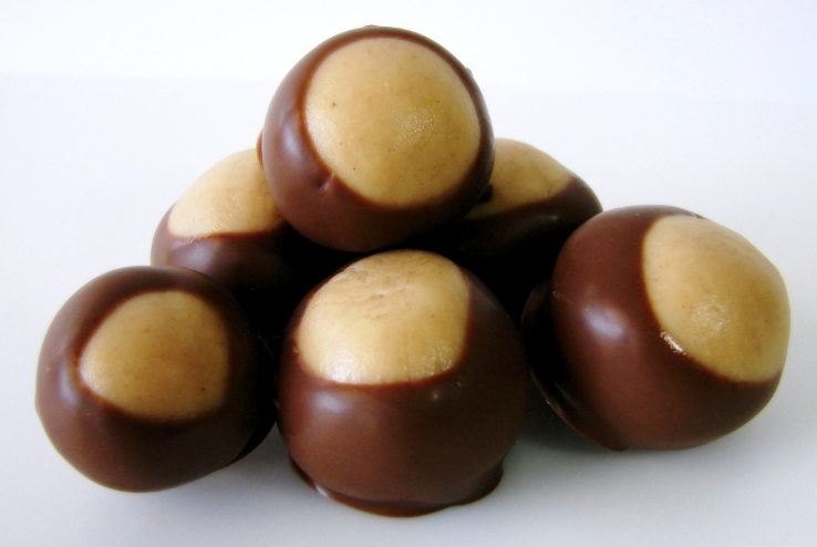 Milk Chocolate Peanut Butter Buckeyes