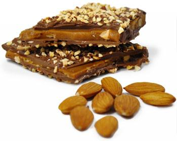 Milk Chocolate Toffee with Almonds