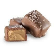 Milk Chocolate Peanut Butter Meltaway With Sea Salt