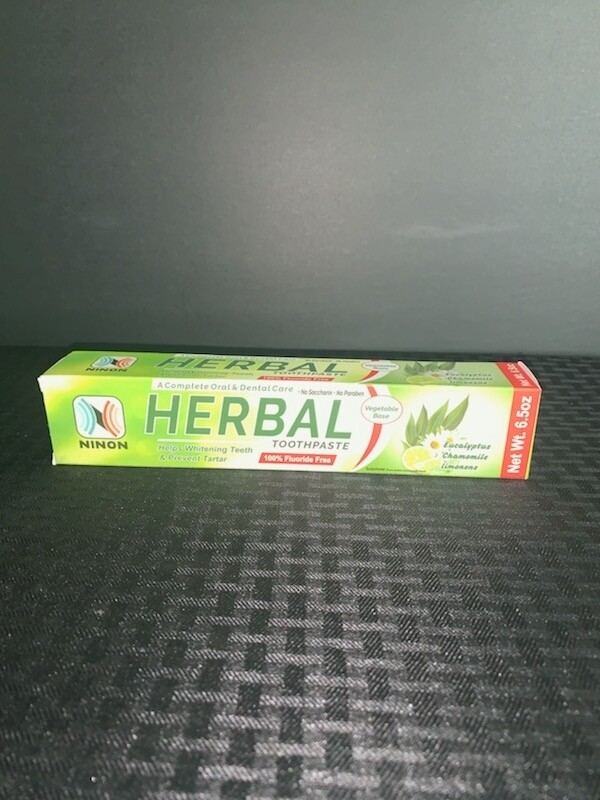 All Natural Herbal Toothpaste