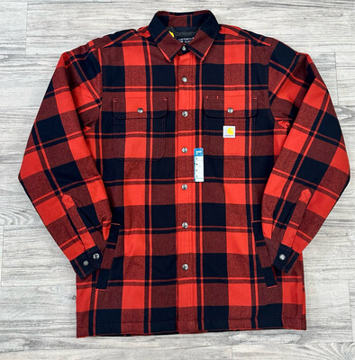 Flannel Sherpa-Lined Shirt Jacket