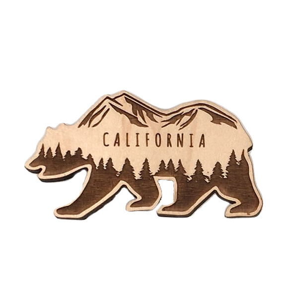 Wood Bear - Magnet