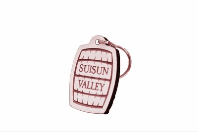 Suisun Valley Wood Barrel - Keychain