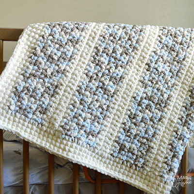 Quick & Easy Crochet Baby Blanket Pattern Quick & Easy Crochet Baby Blanket Pattern