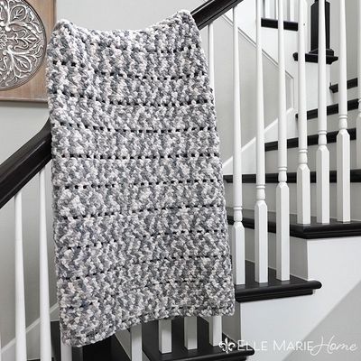 Finish It Fast Half Double Crochet Blanket Pattern