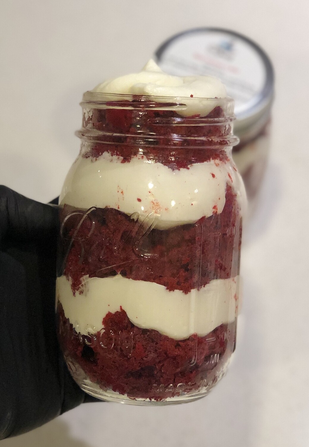 Southern Red Velvet Quarantined Cake Jars