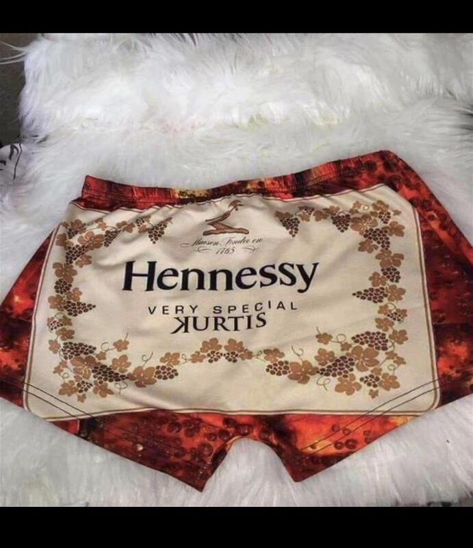 Hennything Can Happen Booty Shorts- Medium 