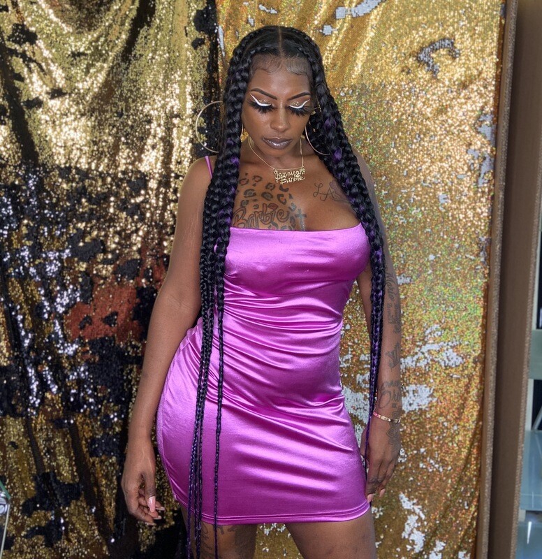 Take Me Dress - Large  (Purple)