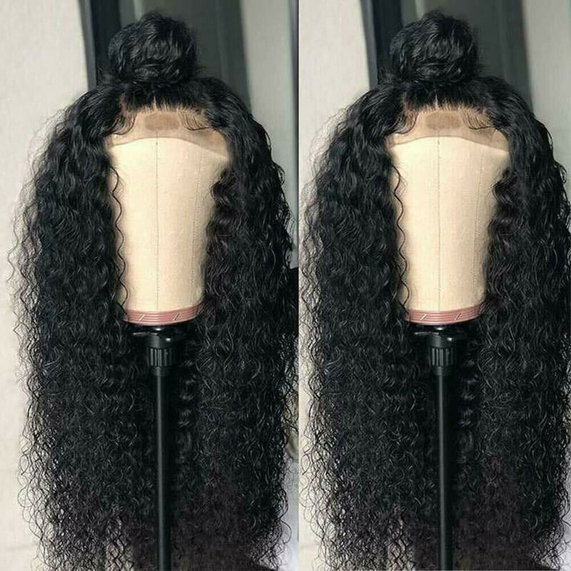 13 x 4 Frontal Pre plucked Brazilian Hair Wig 20 inch- Kinky Curls 