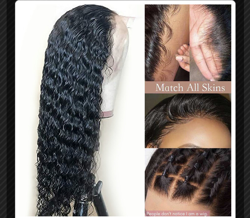 13 x 4 Frontal Pre plucked Brazilian Hair Wig 20 inch- Deep Wave