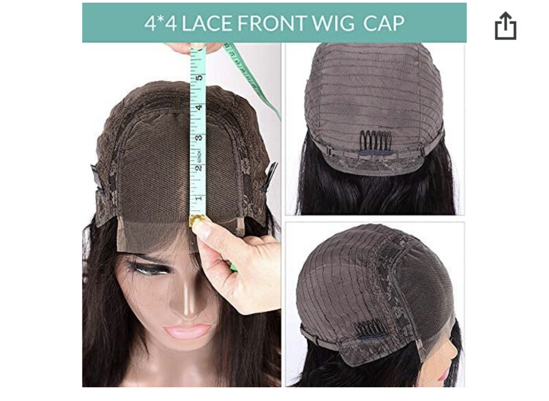 4 x 4 Frontal Pre plucked Brazilian Hair Wig 32 inch- ( Straight )