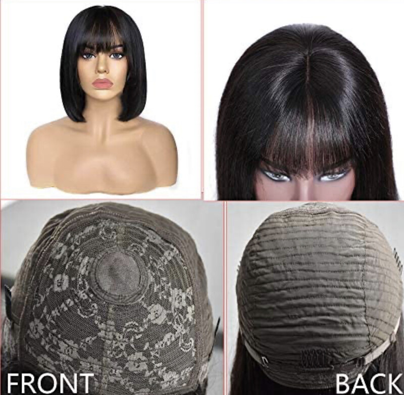 Barbie Frontal Bob With Bangs (Straight)  -10 Inch