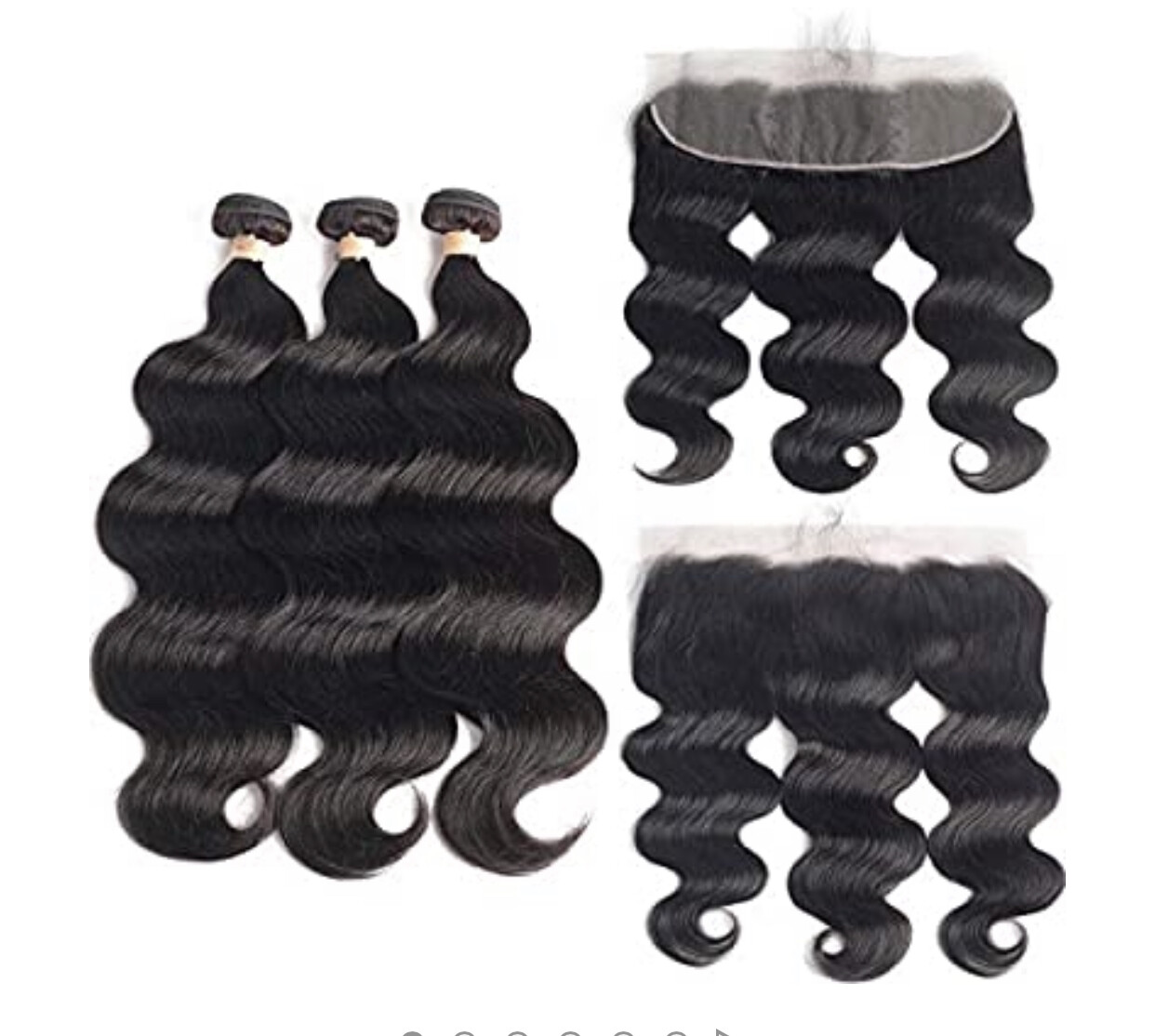 13 X 4 Frontal 22 Inch &amp; 3 Bundles  (30 Inch) Brazilian Hair -Body Wave
