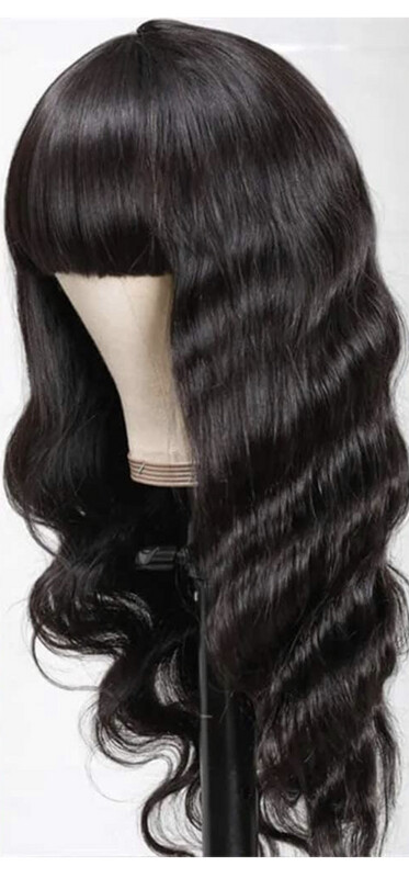 Barbie Brazilian Wig With Bangs 24 inch (Body Wave) 