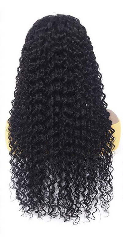 4 x 4 HD Frontal Pre plucked Brazilian Hair Wig 30 inch- (Water Wave)