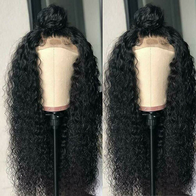 4x 4 Frontal (HD Lace) Pre plucked Brazilian Hair Wig 30 Inch - Water Wave