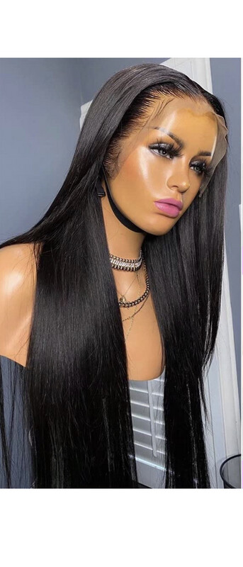 13 x 4 Frontal Pre plucked Brazilian Hair Wig 24 inch- ( Straight )