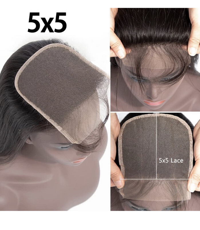 5 X 5 Frontal 18 Inch &amp; 2 Bundles (20 Inch) Brazilian Hair - Straight 