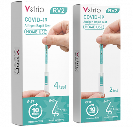 PBF Vstrip® RV2 COVID-19 Antigen Rapid Test Home Use (Box of 20)