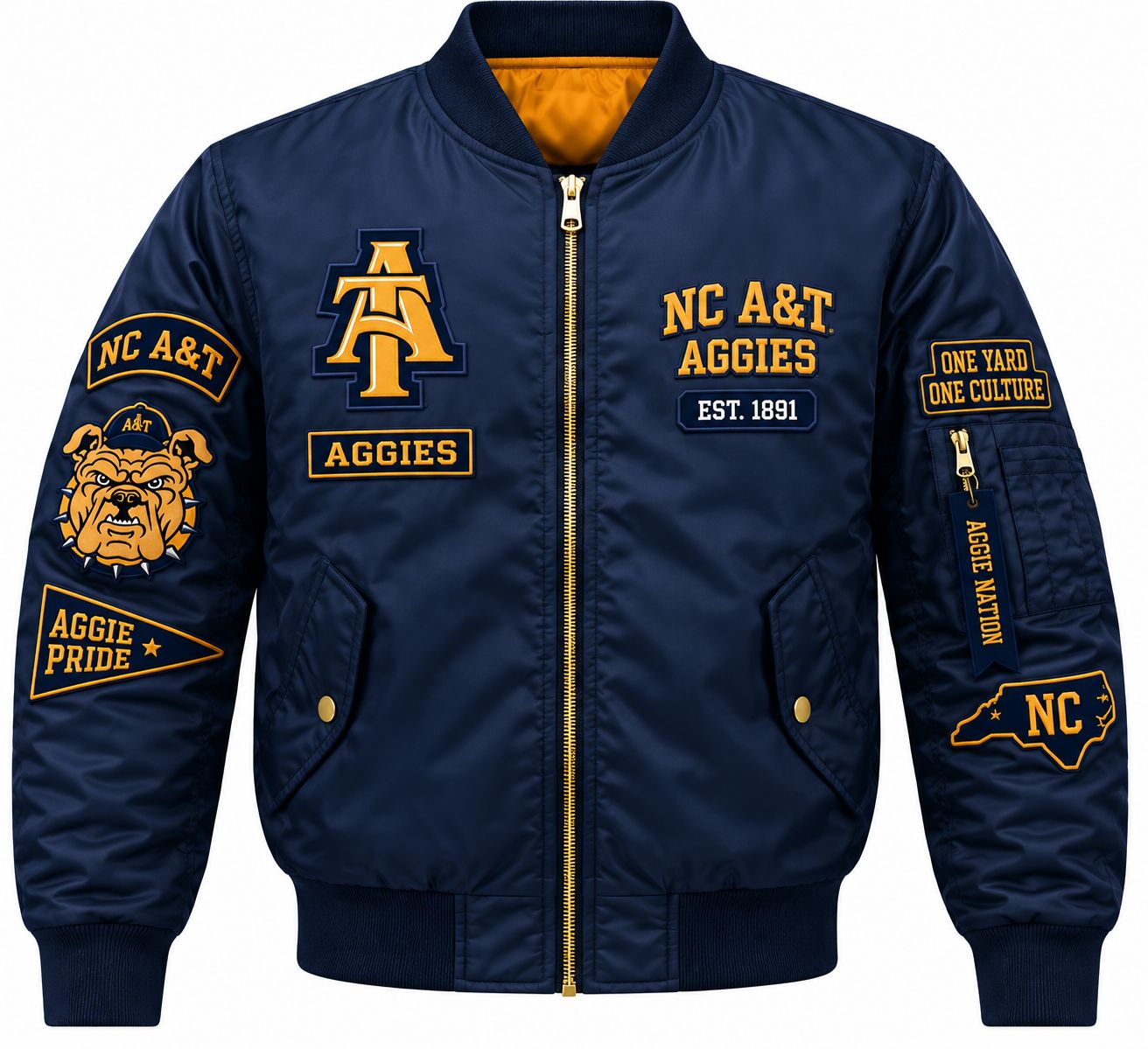 AGGIES ALL DAY BOMBER JACKET
