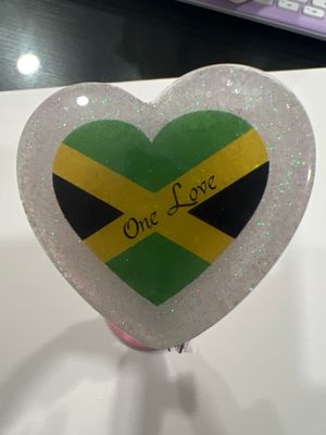 One Love Jamaican Badge Reel