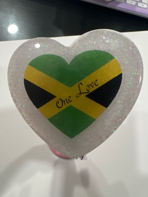 One Love Jamaican Badge Reel