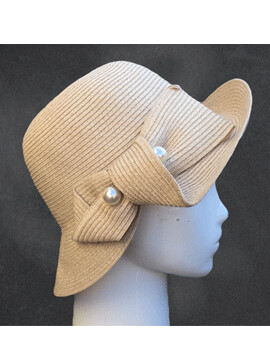 Pearl Paper Hat Natural