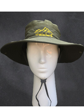 Folding Travelers Hat Green