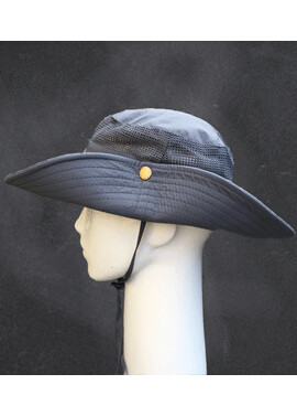 Folding Travelers Hat Grey