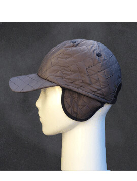 Stepped Cap Ear Muff Grey